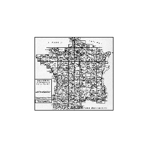 Carte géo-métrique de la France dite carte de Cassini ou de l'académie - n° 7 Fontainebleau