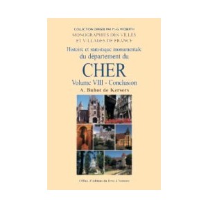 CHER Volume VIII (Histoire et statistique monumentale du département du) Table