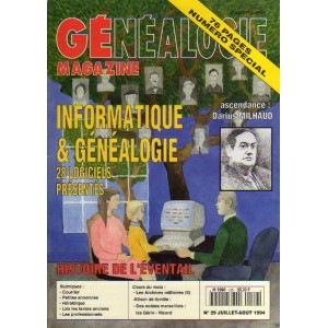 Généalogie Magazine n° 129 - juillet-août 1994