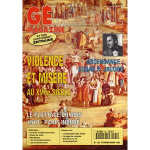 Généalogie Magazine n° 135 - février/mars 1995