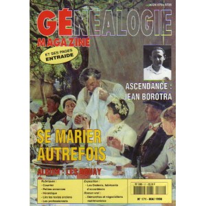 Généalogie Magazine n° 171 - mai 1998