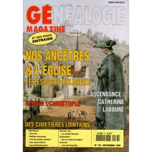 Généalogie Magazine n° 176 - novembre 1998