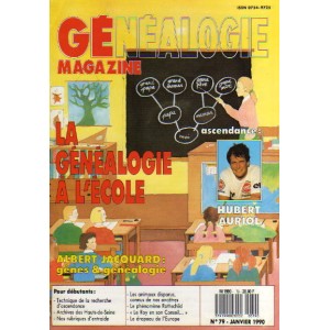 Généalogie Magazine n° 079 - janvier 1990