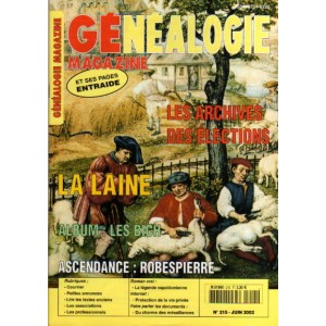 Généalogie magazine n° 215 - juin 2002