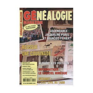 Généalogie Magazine n° 254 - Décembre 2005