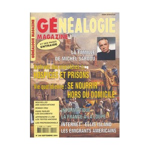 Généalogie Magazine N° 240 - Septembre 2004