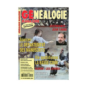 Généalogie Magazine N° 242 - Novembre 2004