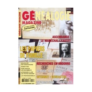 Généalogie Magazine N° 243 - Décembre 2004