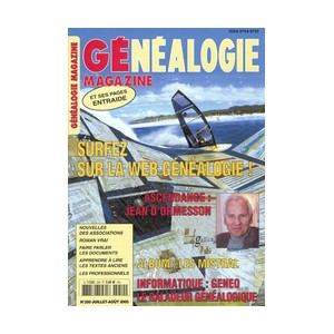 Généalogie Magazine N° 250 - Juillet-Août 2005