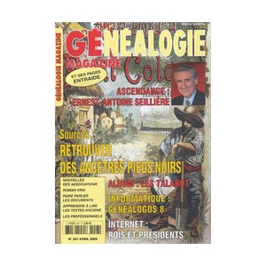 Généalogie Magazine N° 247 - Avril 2005