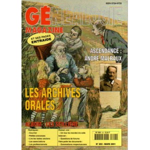 Généalogie Magazine n° 202 - mars 2001