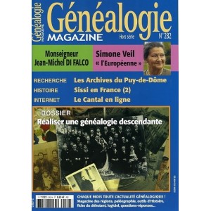 Généalogie Magazine n° 282