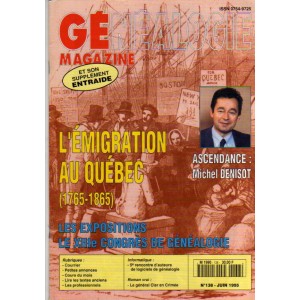 Généalogie Magazine n° 138 – juin 1995