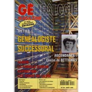 Généalogie Magazine n° 140 – août 1995