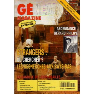 Généalogie Magazine n° 164 - octobre 1997