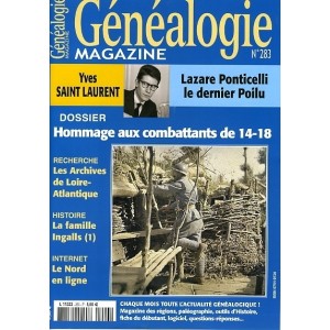 Généalogie Magazine n° 283