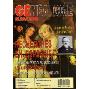 Généalogie Magazine n° 106 – juillet 1992