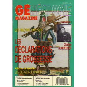 Généalogie Magazine n° 111 – décembre 1992