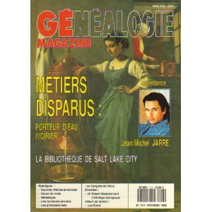 Généalogie Magazine n° 113 – février 1993