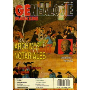 Généalogie Magazine n° 120 – octobre 1993