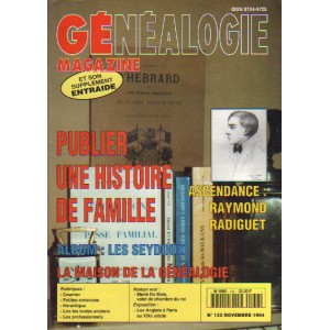 Généalogie Magazine n° 132 – novembre 1994