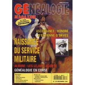 Généalogie Magazine n° 133 – décembre 1994