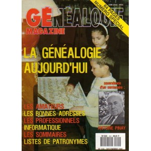 Généalogie Magazine n° 100 – décembre 1991