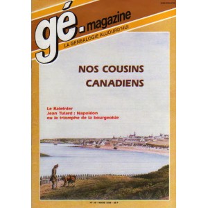 Généalogie Magazine n° 059 – mars 1988