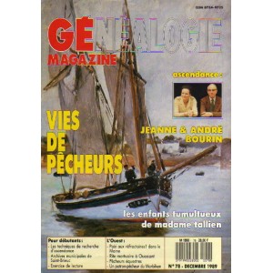 Généalogie Magazine n° 078 – décembre 1989