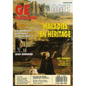 Généalogie Magazine n° 083 – mai 1990