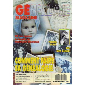 Généalogie Magazine n° 086 – septembre 1990