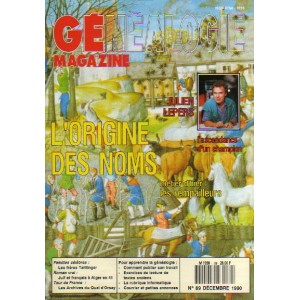 Généalogie Magazine n° 089 – décembre 1990