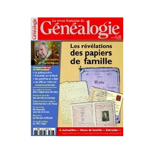 Revue Française de Généalogie N°180 - Février Mars 2009