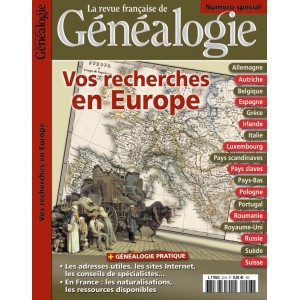 Hors Série de la RFG - Vos recherches en Europe