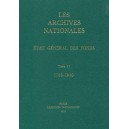 Archives Nationales : etat général des fonds Tome 2