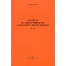 Archives du groupement de l'industrie sidérurgique 66 AS