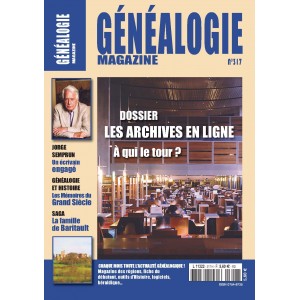 Généalogie Magazine N° 317