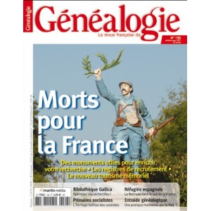 Revue Française de Généalogie N°196 - Octobre Novembre 2011