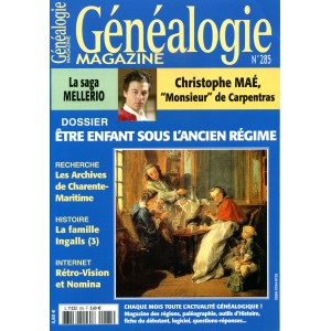 Généalogie Magazine n° 285