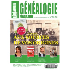 Généalogie Magazine N° 342-343