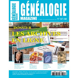 Généalogie Magazine N° 347-348