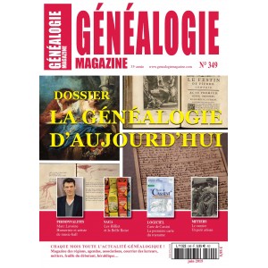 Généalogie Magazine N° 349