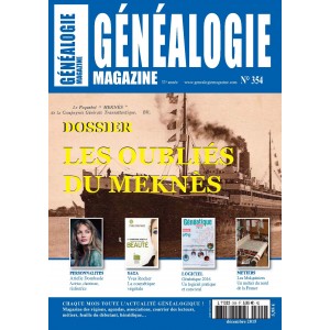 Généalogie Magazine N° 354