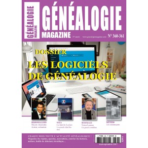 Généalogie Magazine n° 360-361