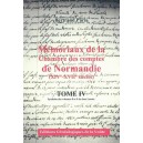 Mémoriaux de la chambre des comptes de Normandie XIV°-XVII° siècles Tome 4