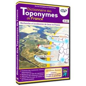 Dictionnaire des Toponymes de France (Cd-Rom)