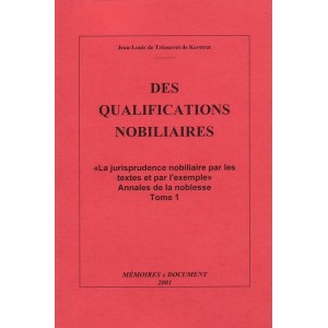 Des Qualifications Nobiliaires