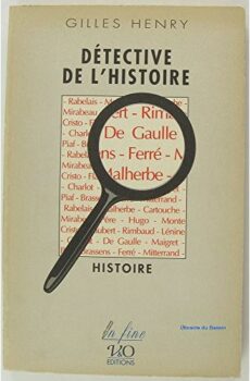 Détective de l’histoire 1ère édition 1992