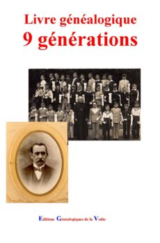 Livre généalogique 9 générations